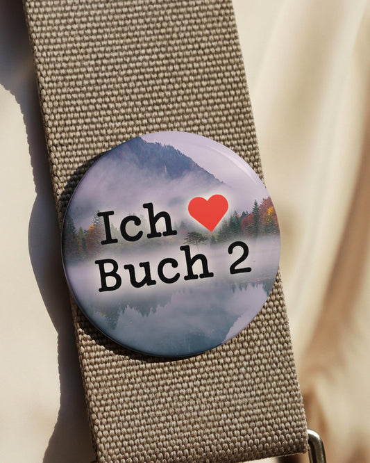 Ich liebe Buch 2 (Button/Magnet)