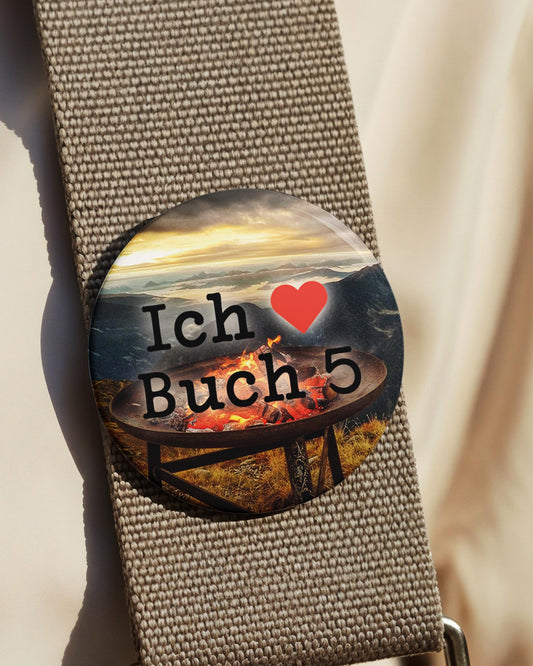 Ich liebe Buch 5 (Button/Magnet)