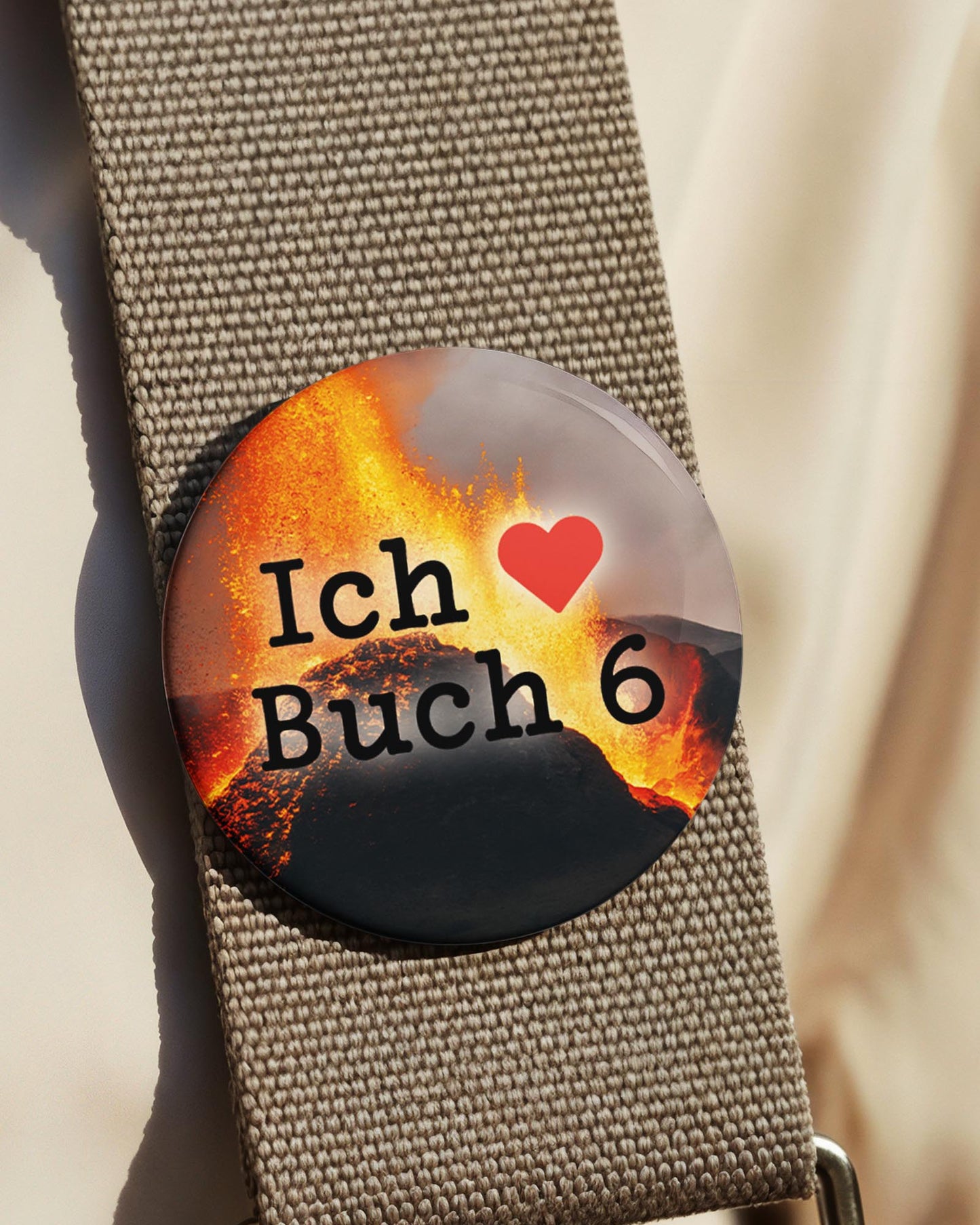 Ich liebe Buch 6 (Button/Magnet)