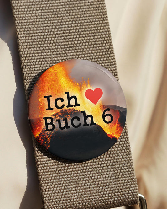 Ich liebe Buch 6 (Button/Magnet)
