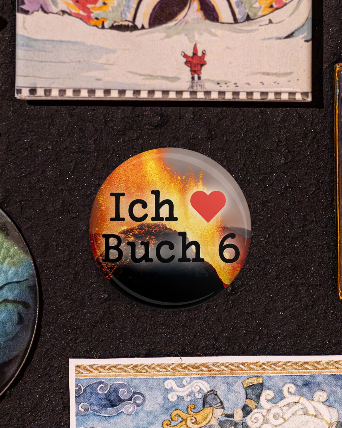 Ich liebe Buch 6 (Button/Magnet)