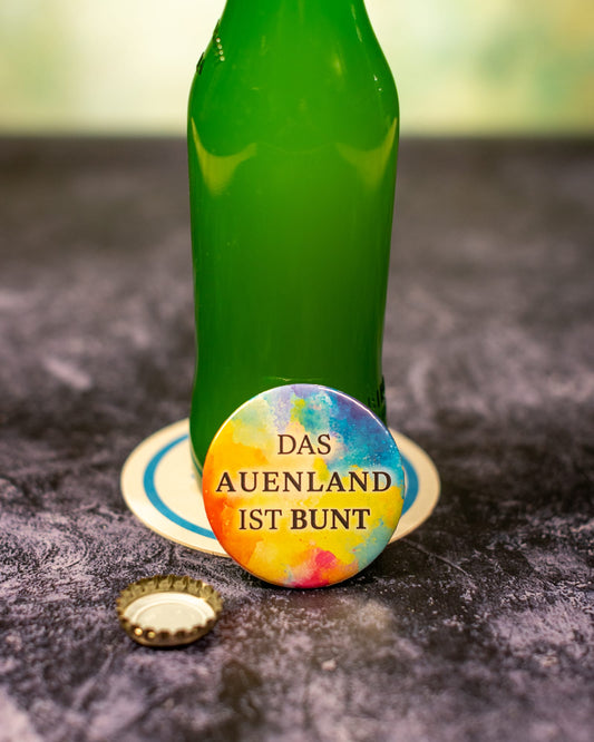 Das Auenland ist bunt (Flaschenöffner mit Magnet)