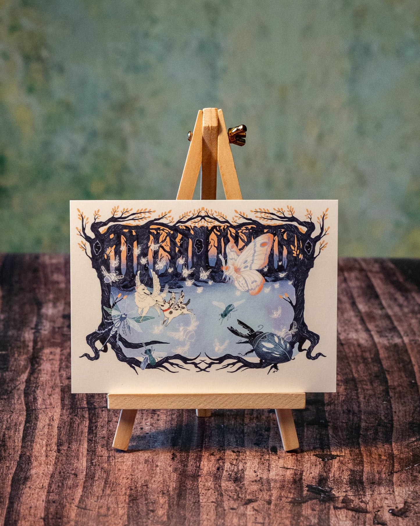 Der Mondwald (Kunstdruck)