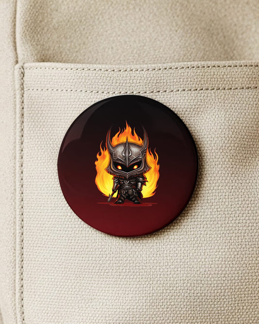 Feuerfürst im Schatten (Button/Magnet)