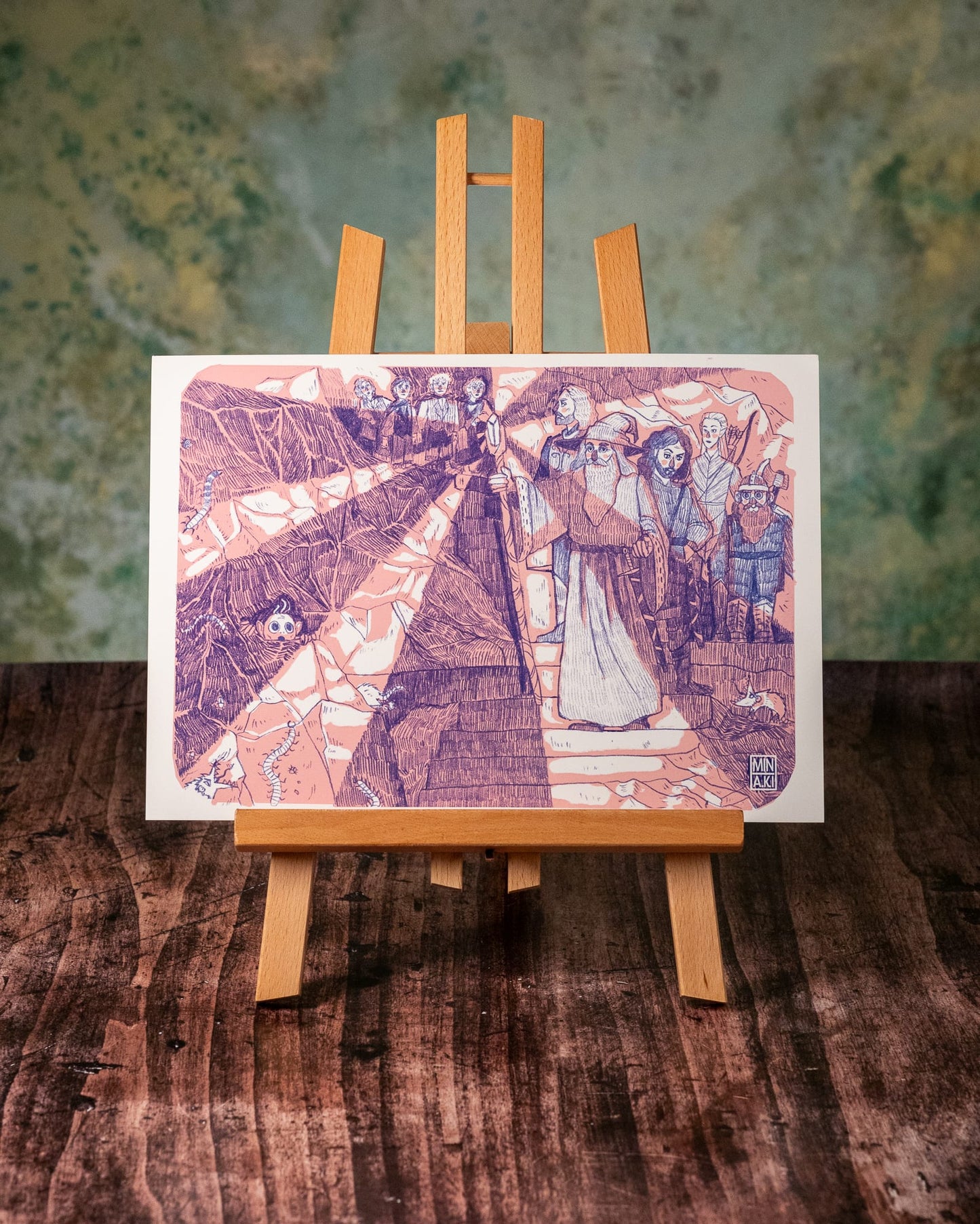 Entering Moria (Kunstdruck)