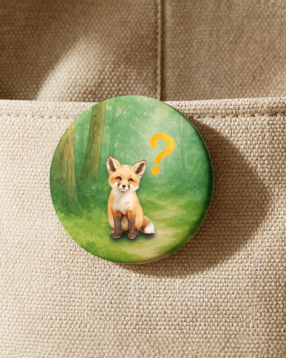 Schlau wie der Wald (Button/Magnet)