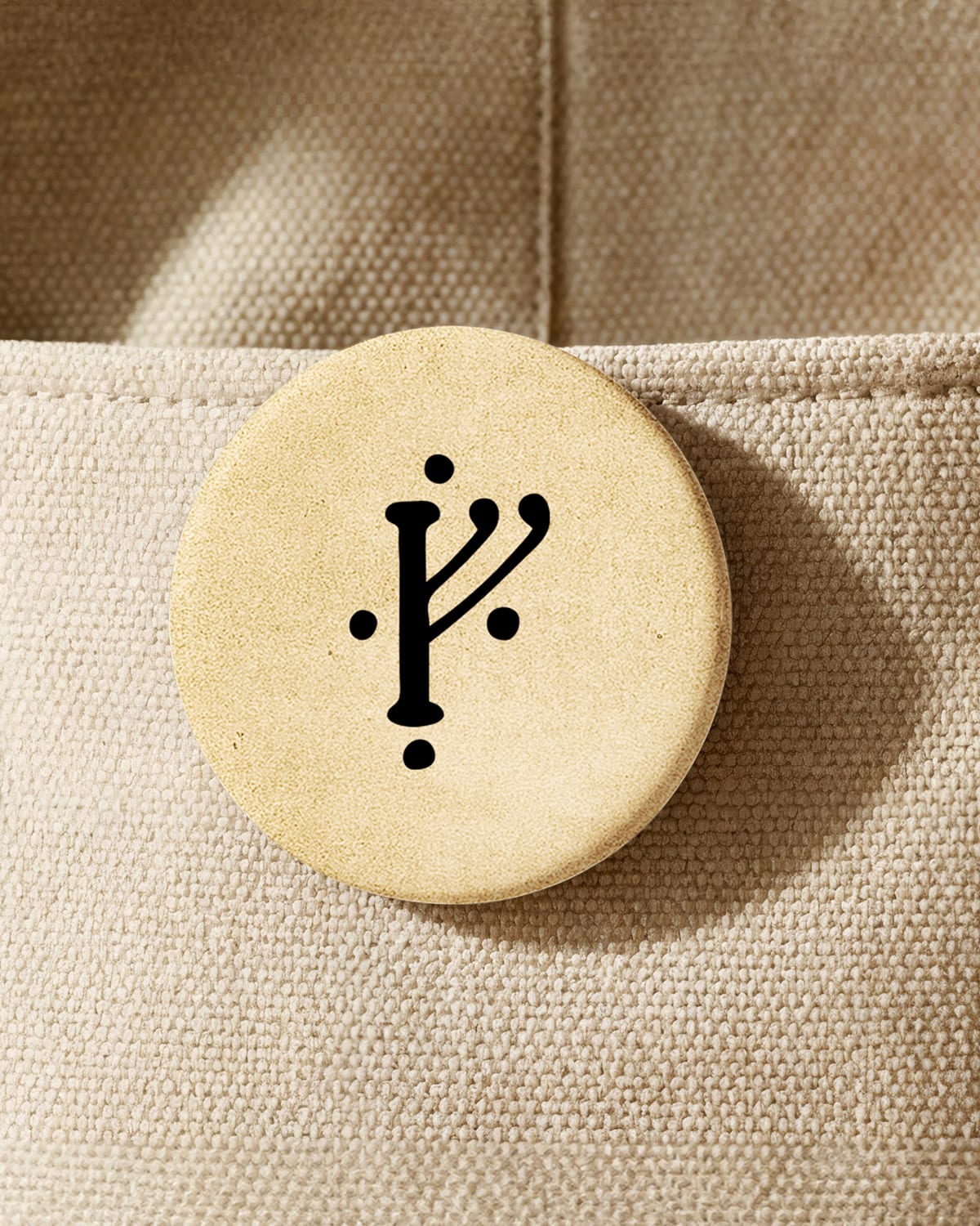Zeichen des grauen Wanderers (Button/Magnet)