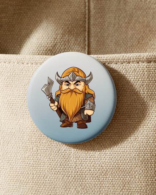Zwerg bereit  (Button/Magnet)