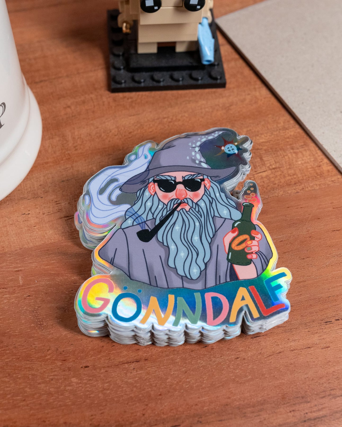 Gönndalf (Glitzer-Sticker)