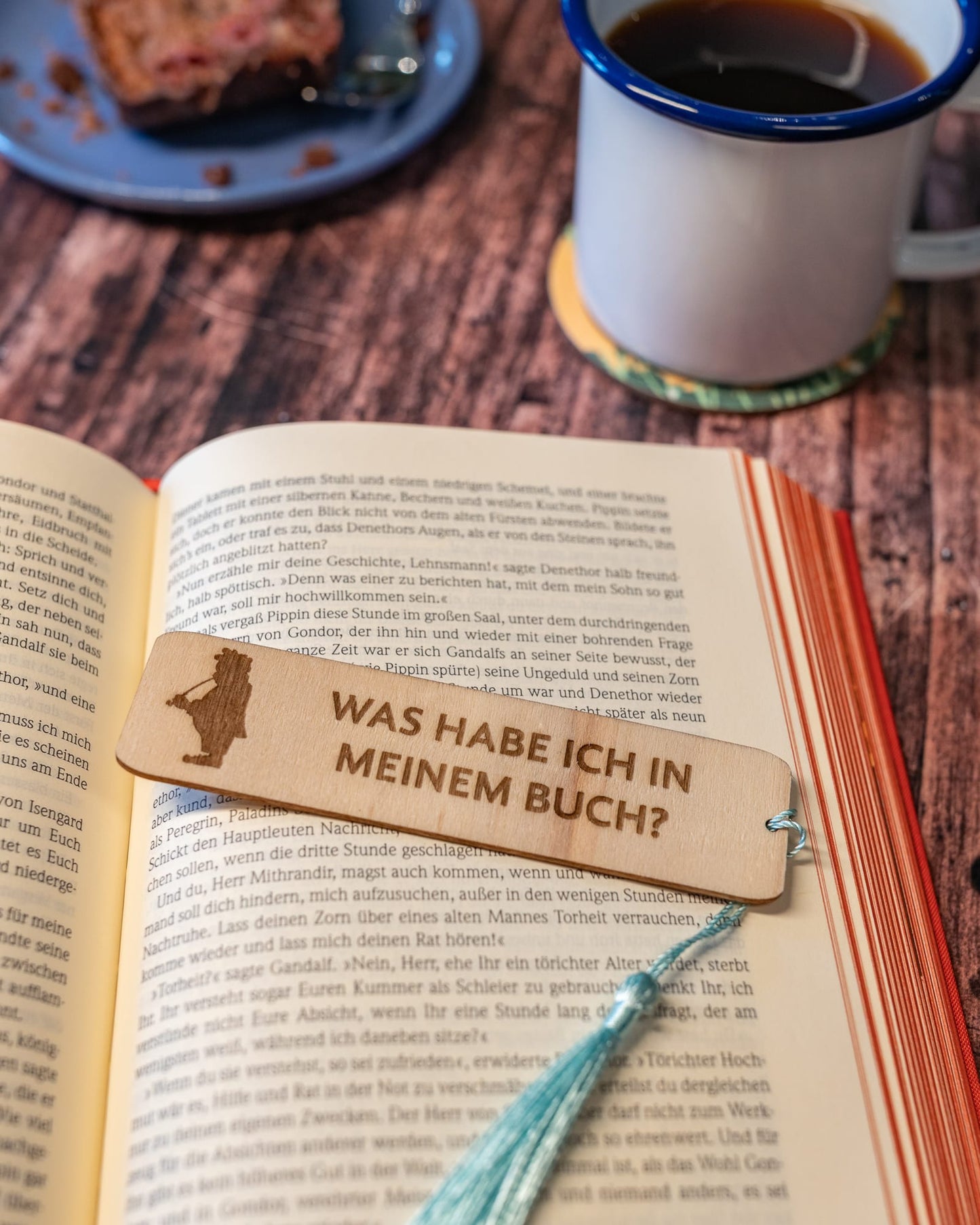 Holzlesezeichen