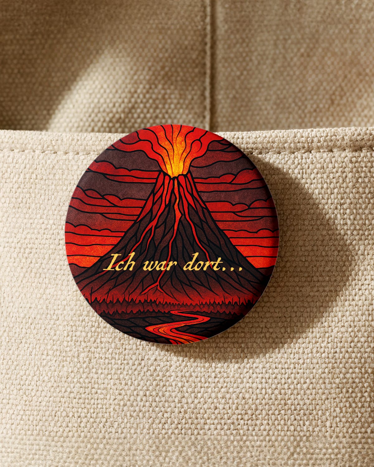 Ich war dort…  (Button/Magnet)