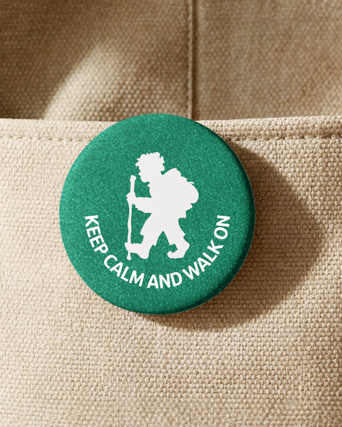 Keep Calm and Walk On (Button/Magnet)