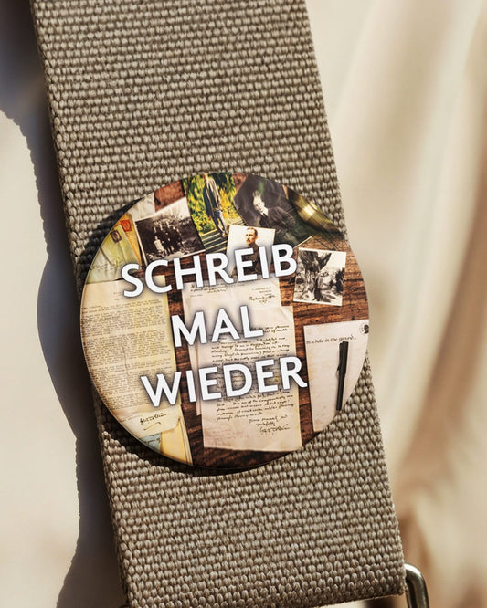 Schreib mal wieder (Button/Magnet)