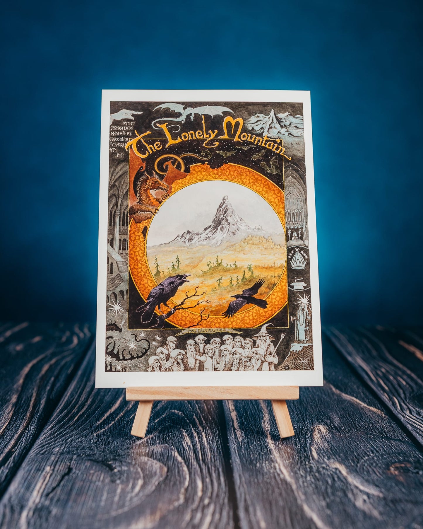 The Lonely Mountain (Kunstdruck)