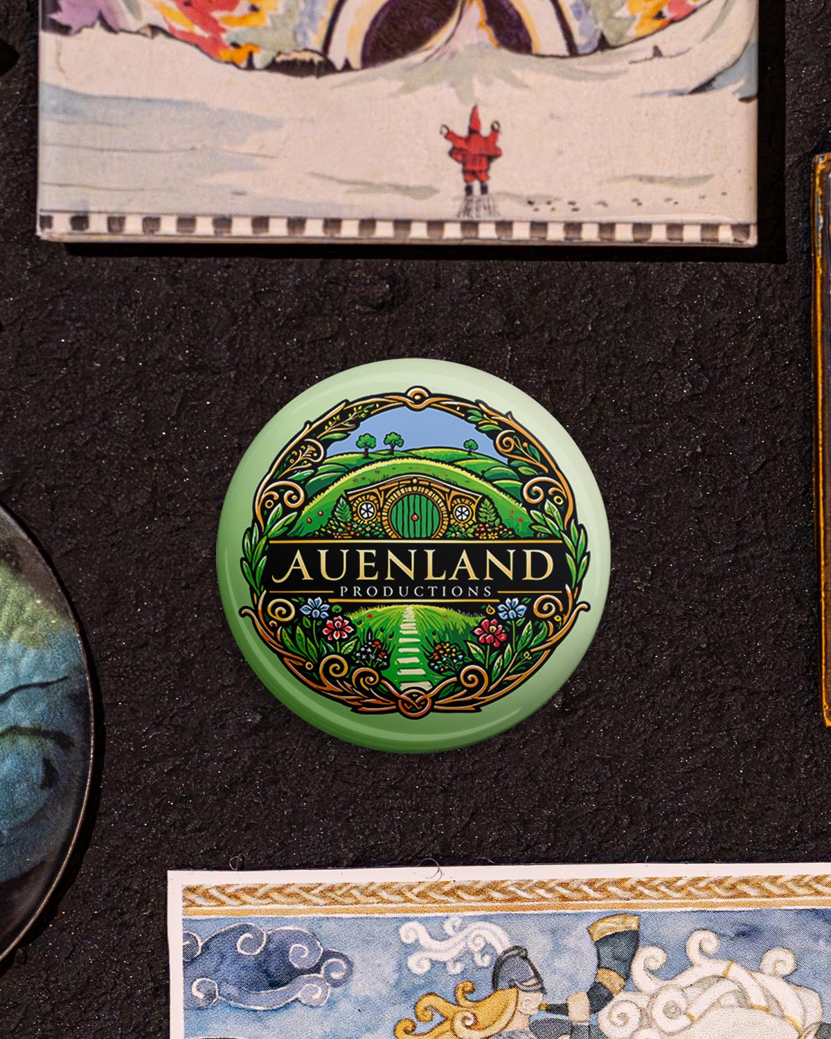 Auenland Productions Logo (Button/Magnet)