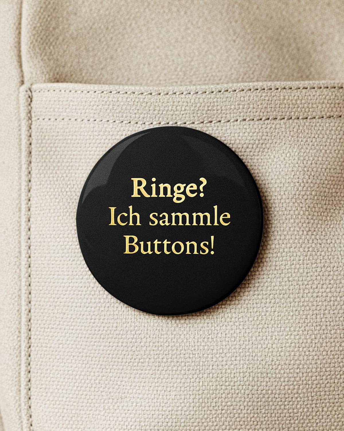 Ringe? Ich sammle Buttons! (Button/Magnet)